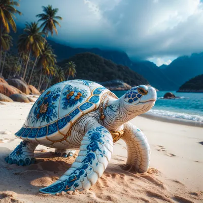 Porcelain turtle